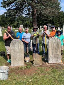 A walk through history: Volunteers restoring markers in Morgantown's oldest cemetery